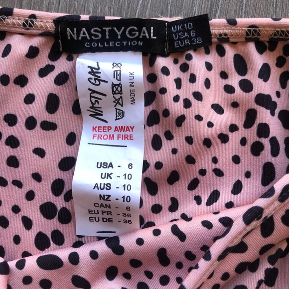 Nasty Gal High Waisted Dalmatian Bikini Bottoms 6 - Picture 5 of 6